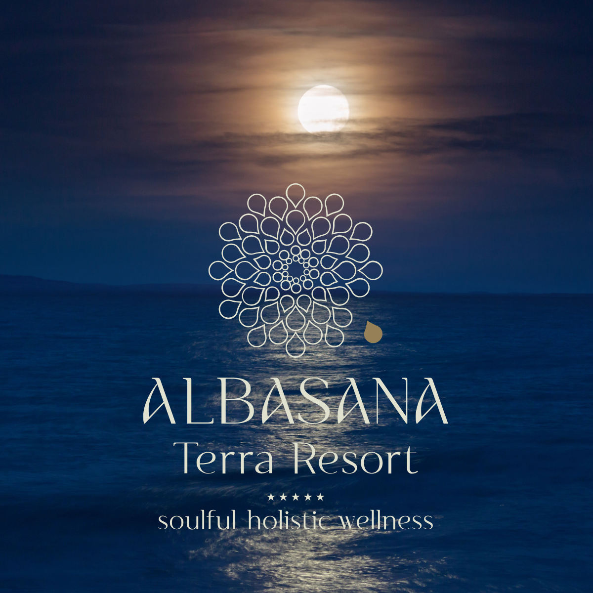 Albasana Terra vollmond am Meer